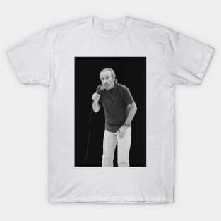 George Carlin BW Photograph T-Shirt